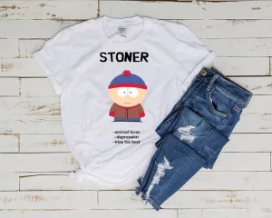 stan marsh  stoner name meme  , southpark t shirt , animated cartoon,90s t shirt ,gift for fans of southpark