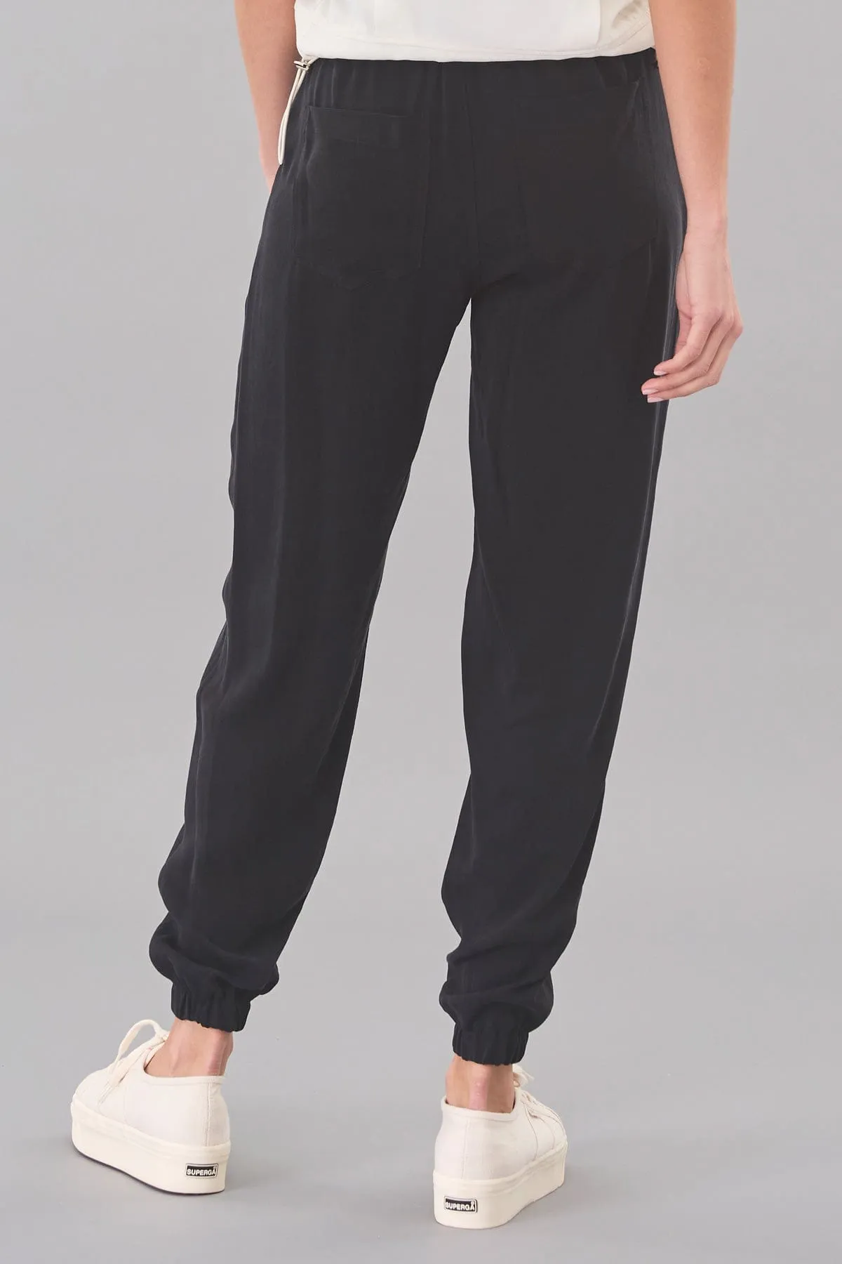 Stretch Linen Twill Jogger