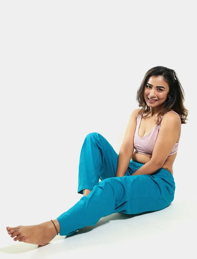 Teal 100% Organic Cotton Pajama