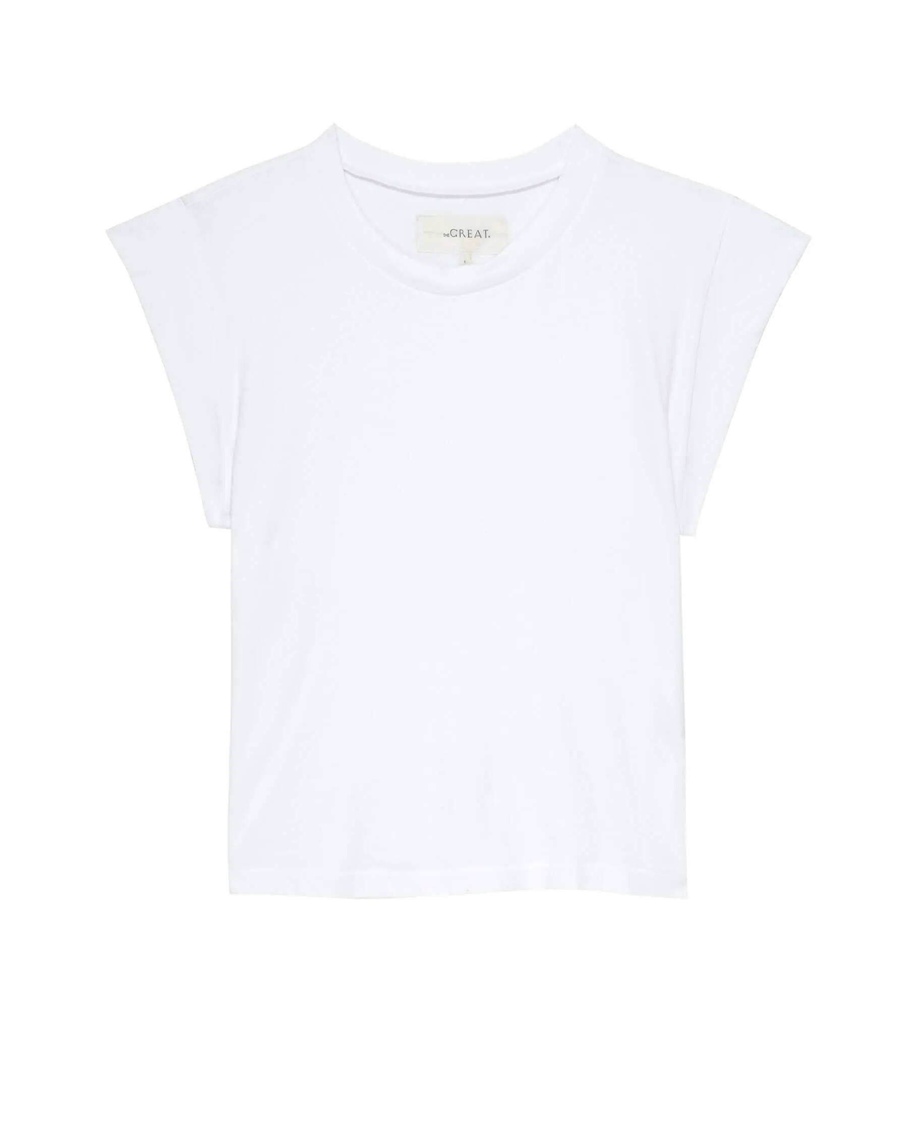 The Peak Shoulder Tee. -- True White