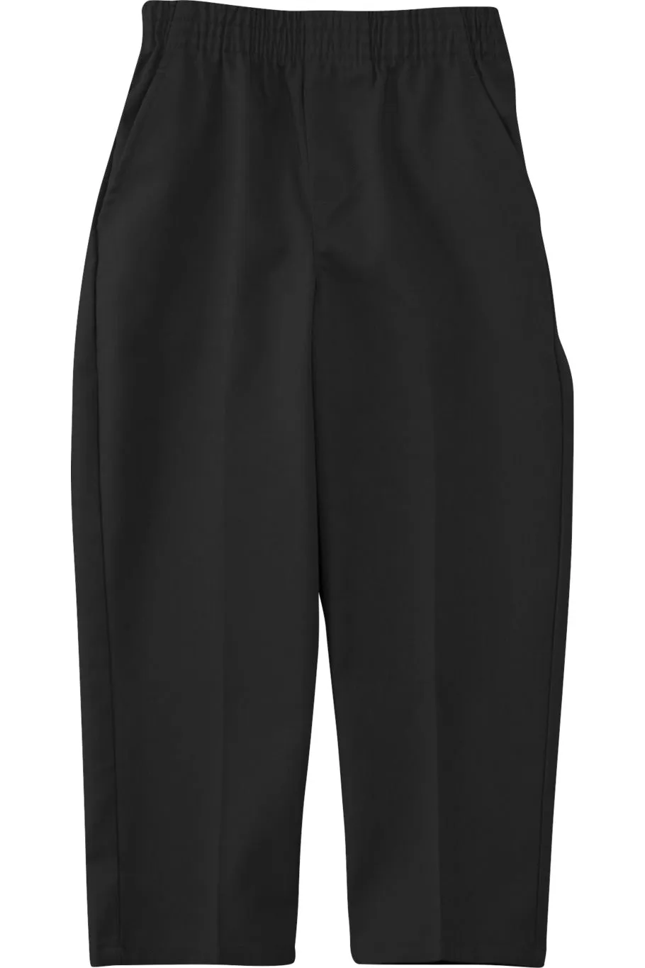 Unisex Black Pull-on Pants