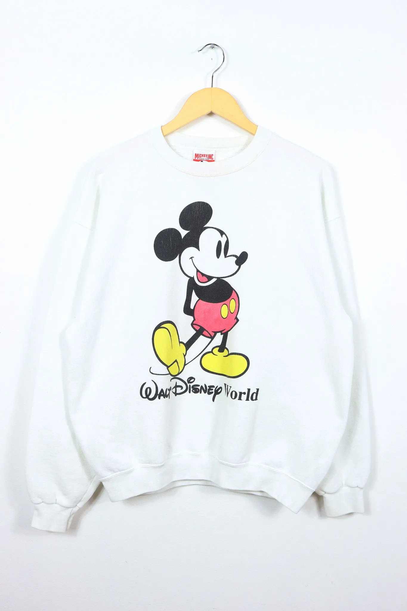 Vintage Walt Dinsey World Mickey Mouse Crewneck