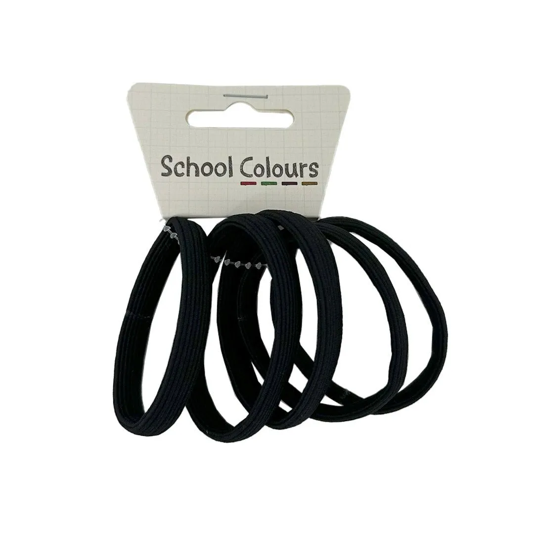 Where on Earth Hair Tie Pack Black