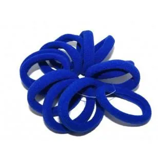 Where on Earth Mini Soft Hair Ties Royal Blue