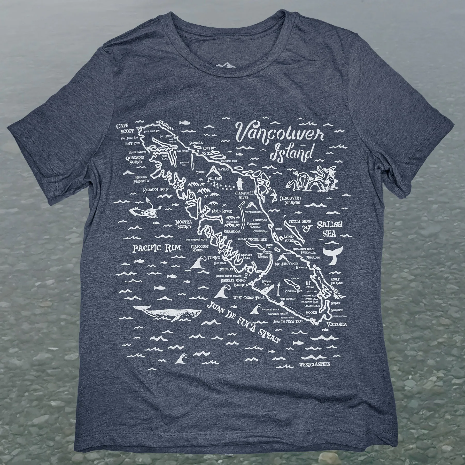 Women's Island Map T-shirt