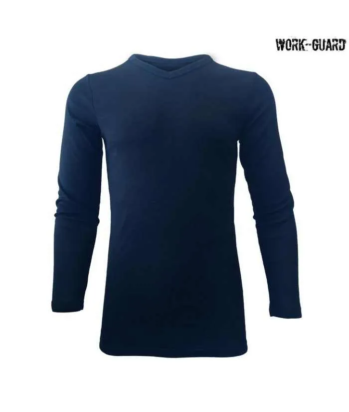 Work Guard Adult V-Neck, Long Sleeve Thermal