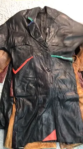 Y2k leather coats